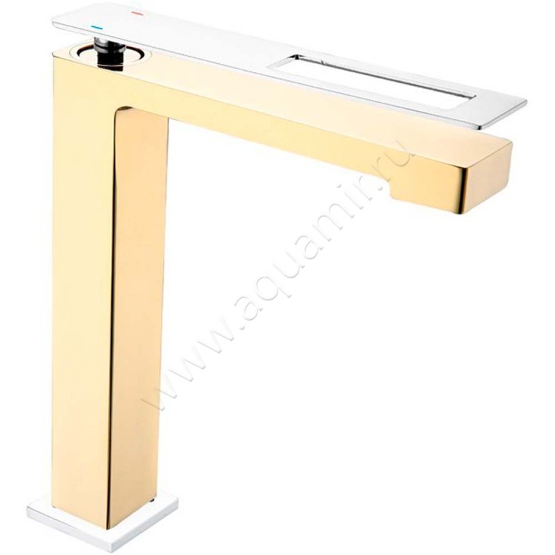 Смеситель для раковины Boheme Q хром/золото 142GCR