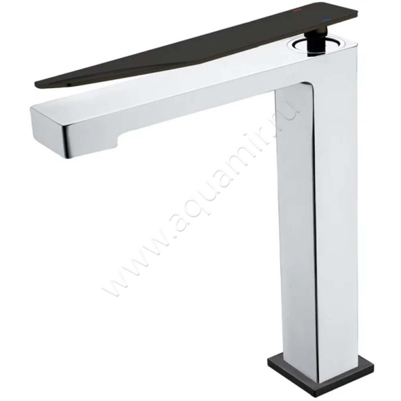 Смеситель Boheme Q черный/хром матовый 142CRB2