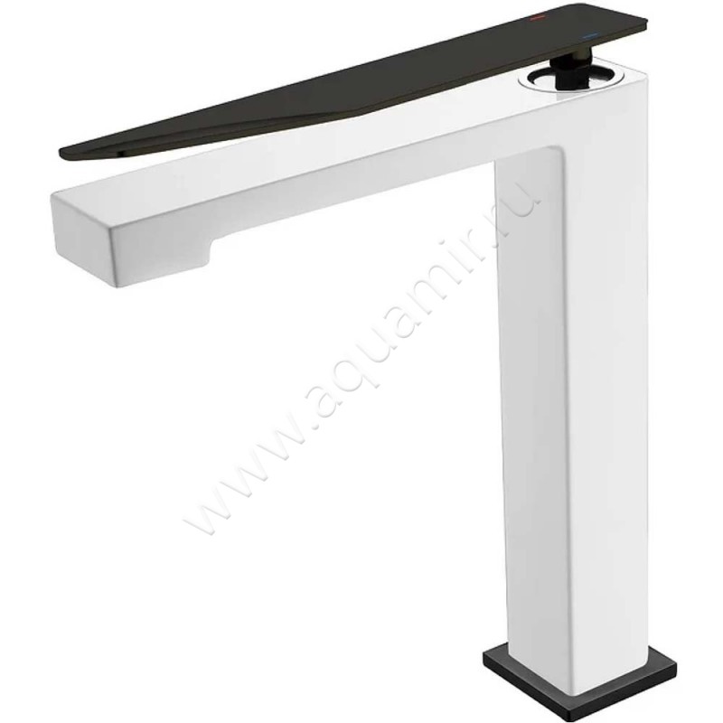 Смеситель Boheme Q черный/белый 142WB2