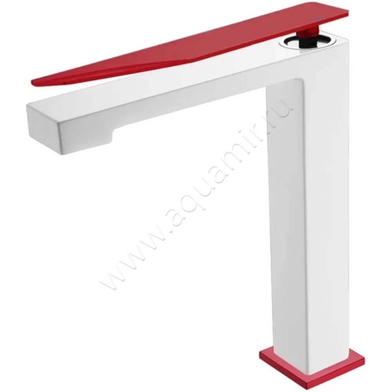 Смеситель Boheme Q красный/белый 142WR2
