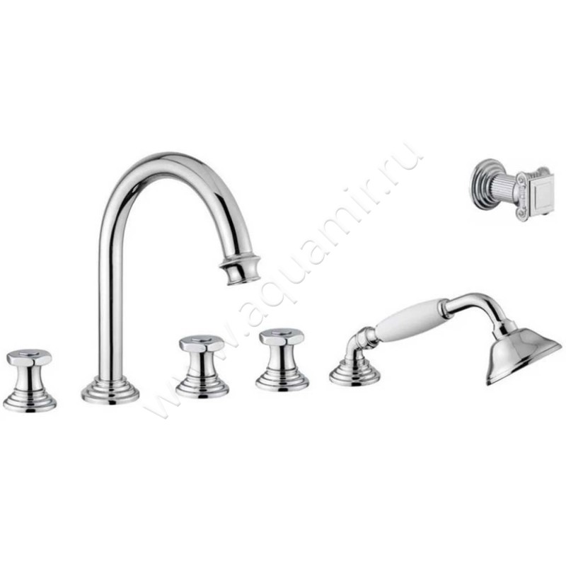 Смеситель для ванны Cezares Aphrodite с душем, хром APHRODITEBVD01O