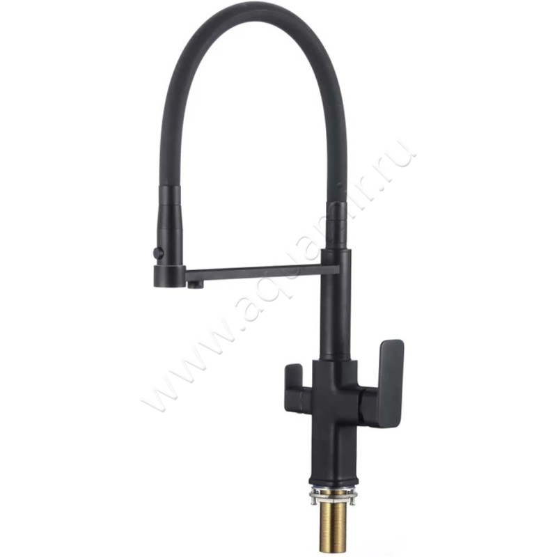 Смеситель Savol для фильтра питьевой воды, черный матовый S-L1809H-01