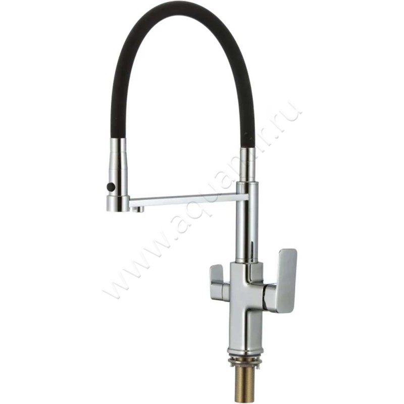 Смеситель Savol для фильтра питьевой воды, черный/хром S-L1809-01