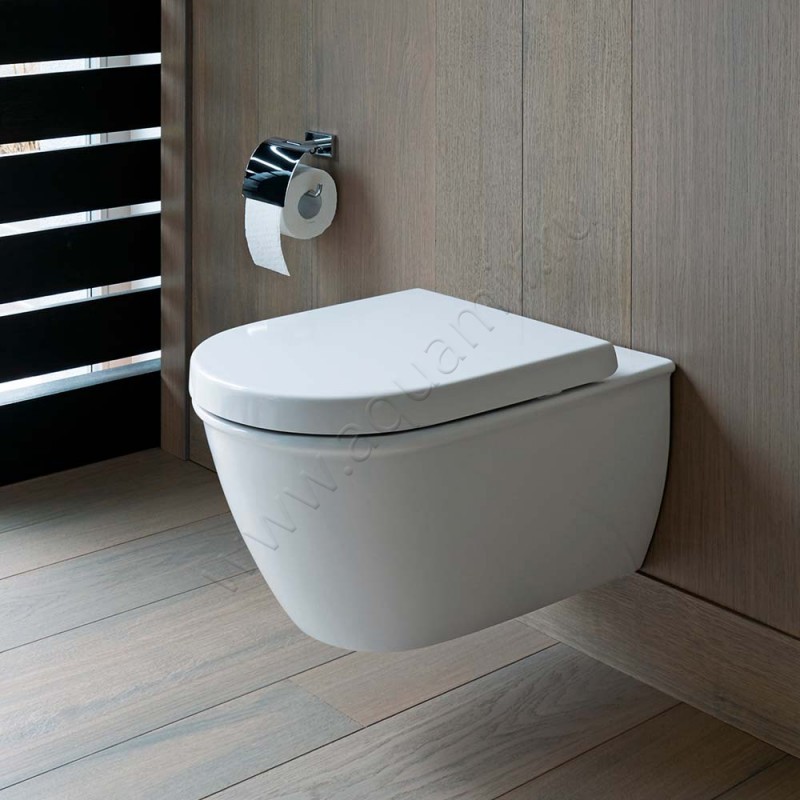 Унитаз подвесной Duravit DARLING NEW 54 см, безободковый, белый 2545090000