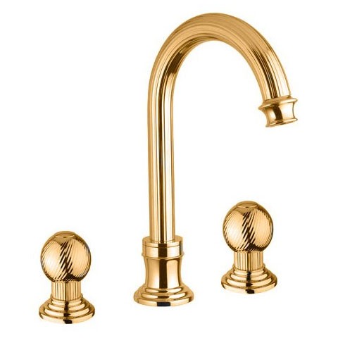 Смеситель для раковины Cezares Olimp золото 24 карат OLIMP-BLS2-A-03/24-M