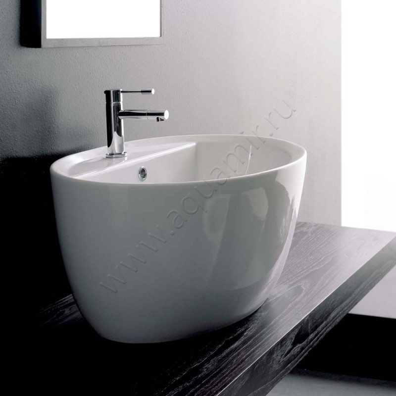 Раковина-чаша накладная с отверстием под смеситель Scarabeo Matty 67 см 8056R