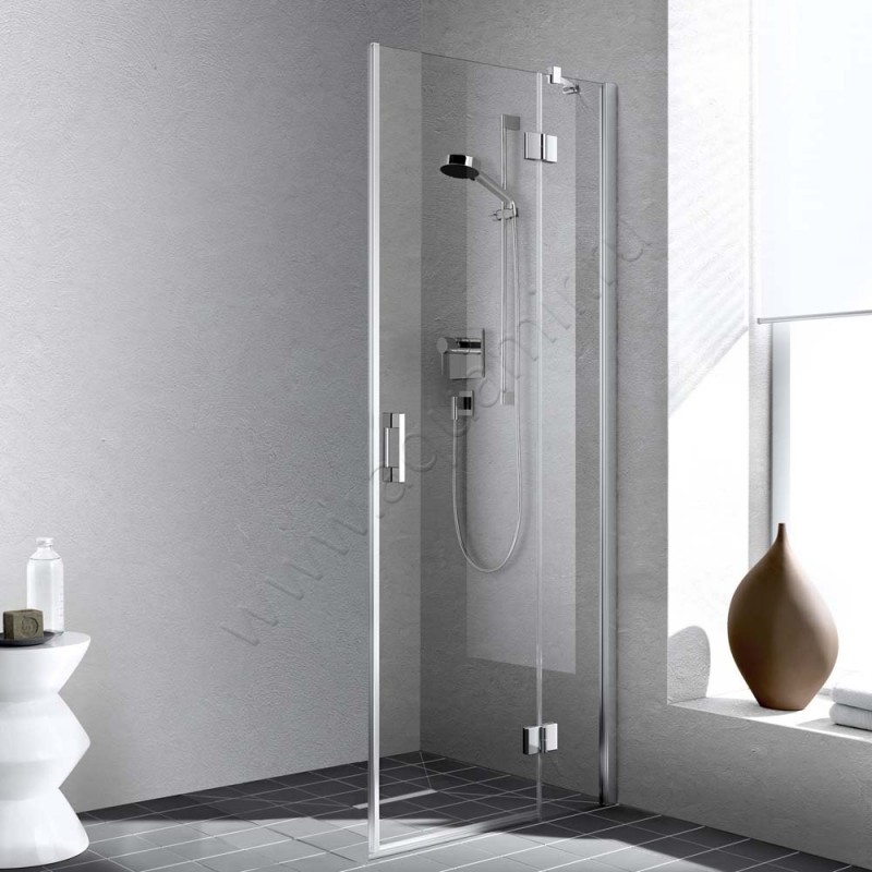 Поворотная душевая дверь для комбинации с ответной частью Kermi Liga LIESR09318VAK