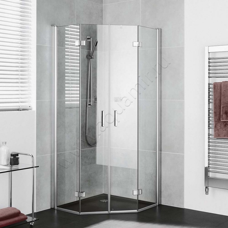 Душевой уголок со складными дверями Kermi Diga DIF5010020VAK