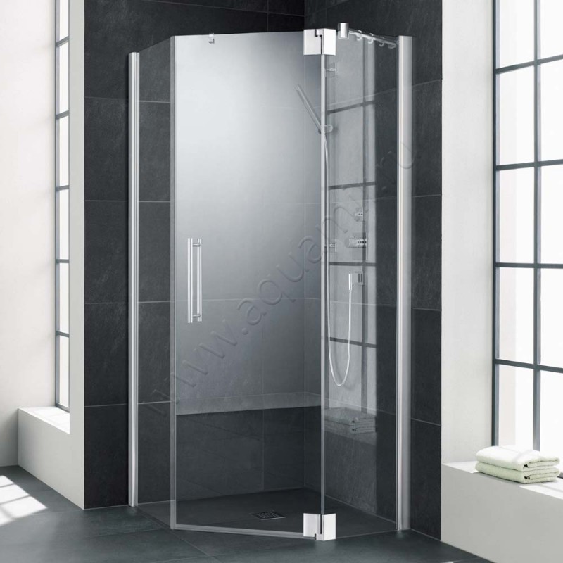 Душевой уголок с маятниковой дверью Kermi Pasa XP PXR40090201PK