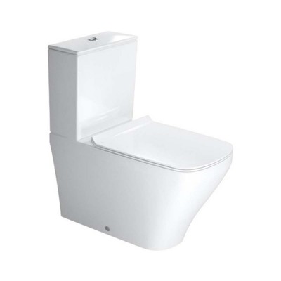 Унитаз-компакт в сборе с крышкой Duravit DuraStyle безободковый каскадный (2156090000 + 0935000005 + 0060510000, 215609000009350000050060510000)
